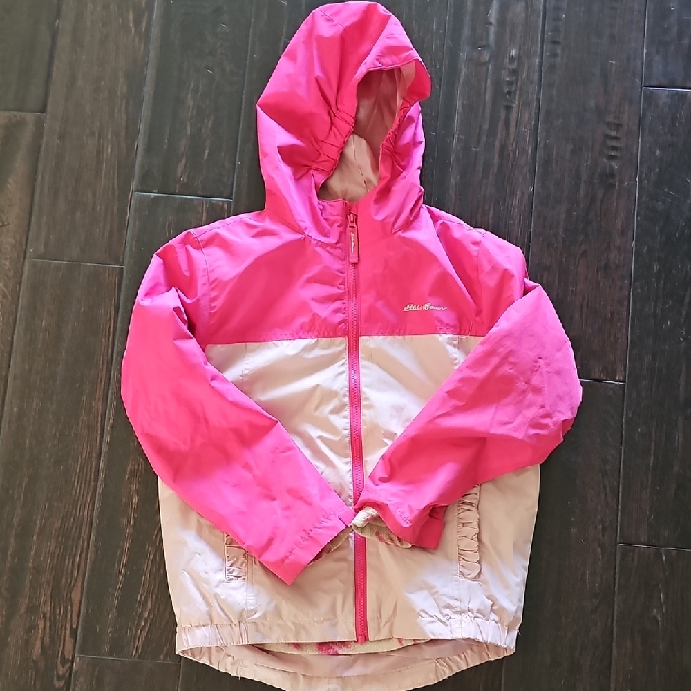 Eddie Bauer Fuchsia and Beige Jacket